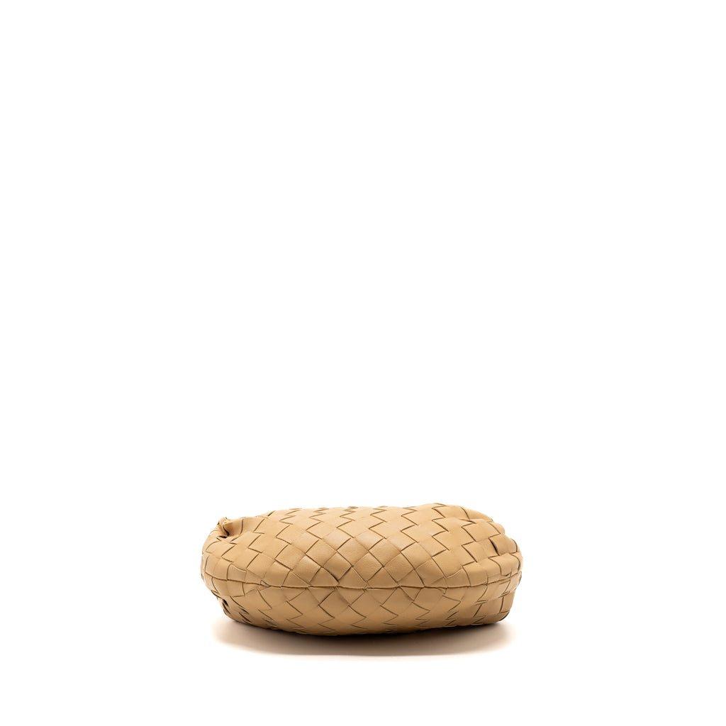 BOTTEGA VENETA MINI JODIE LEATHER BEIGE GHW
