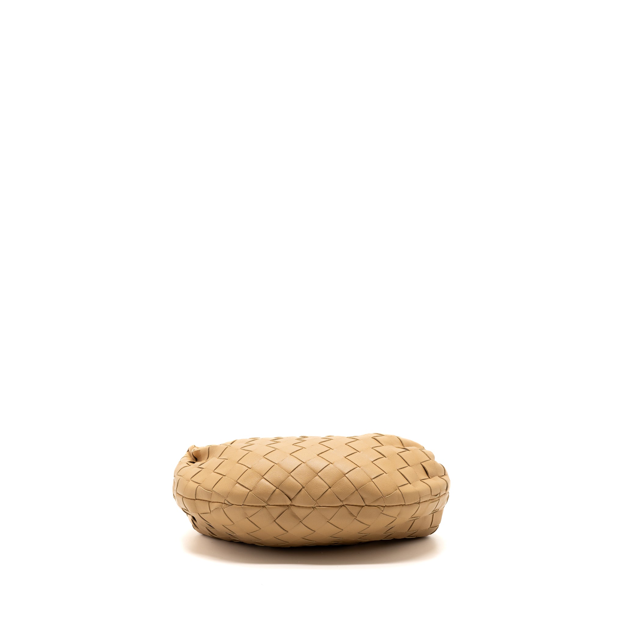 BOTTEGA VENETA MINI JODIE LEATHER BEIGE GHW