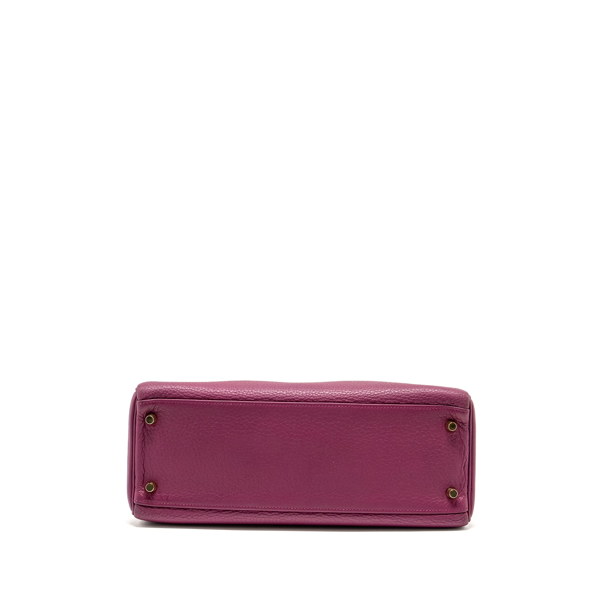 HERMES KELLY 32 CLEMENCE PURPLE TOSCA GHW