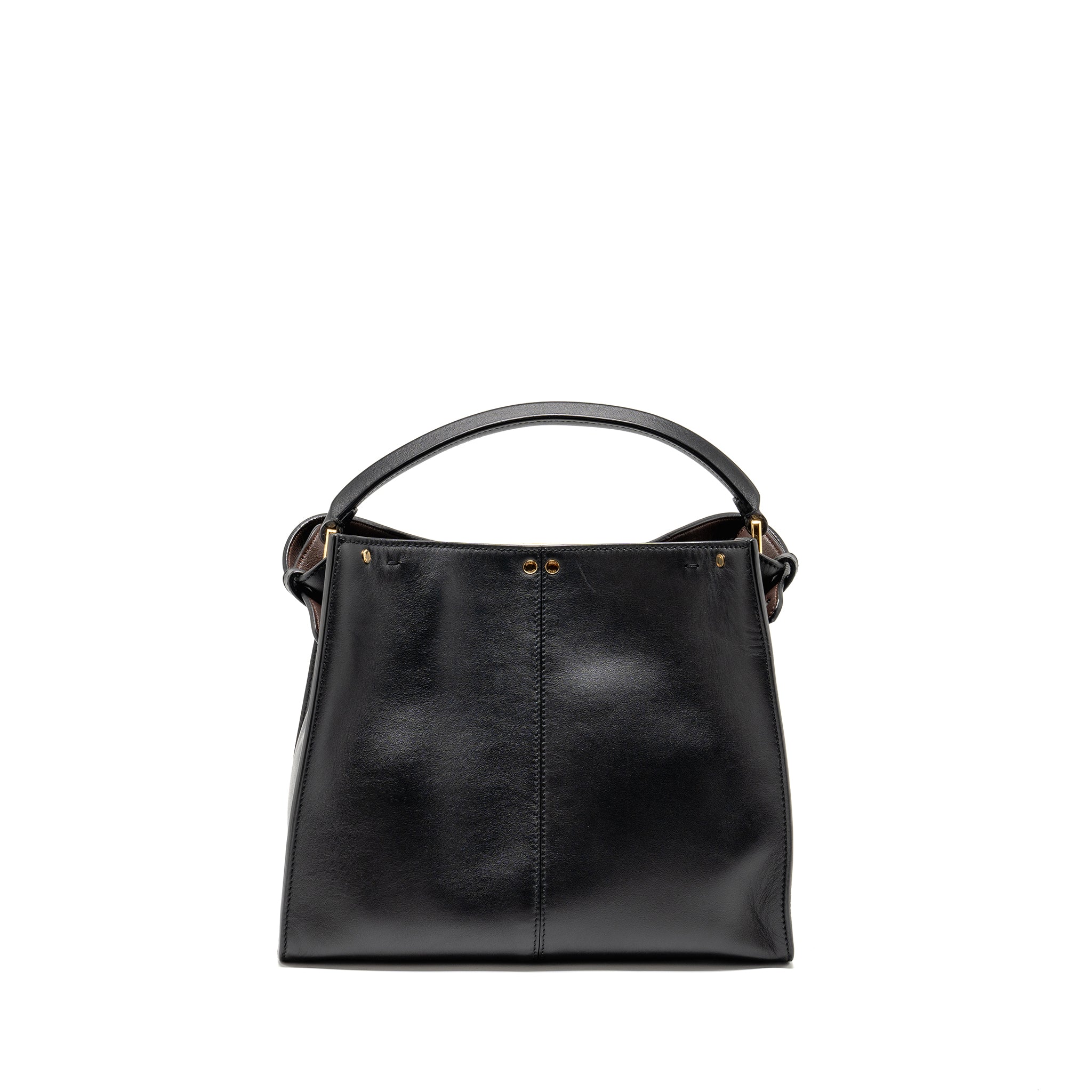 FENDI PEEKABOO X-LITE MEDIUM CALFSKIN BLACK GHW