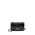 CHANEL MINI 2.55 REISSUE PATENT SO BLACK