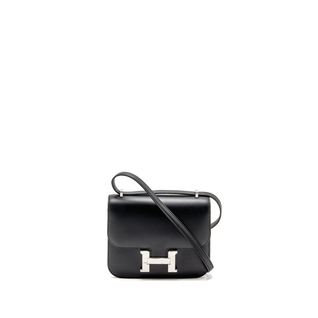 HERMES MINI CONSTANCE STUDIO DISCO LIMITED MONSIEUR LEATHER BLACK SHW