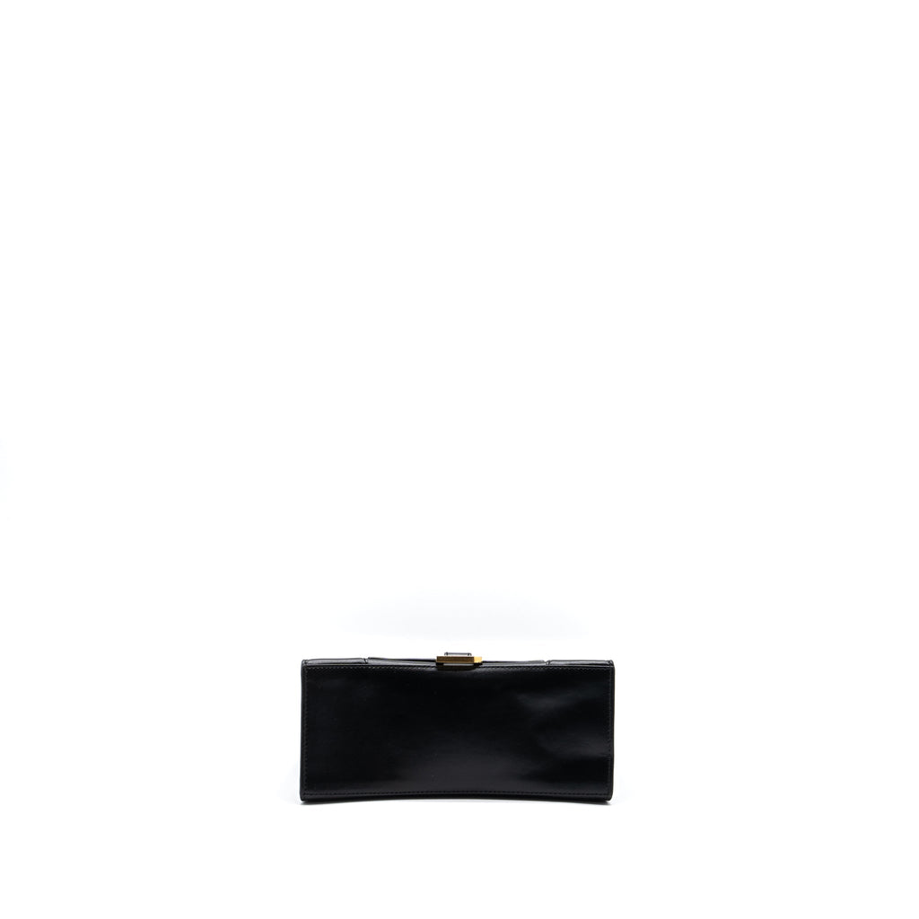 BALENCIAGA HOURGLASS S CALFSKIN BLACK GHW