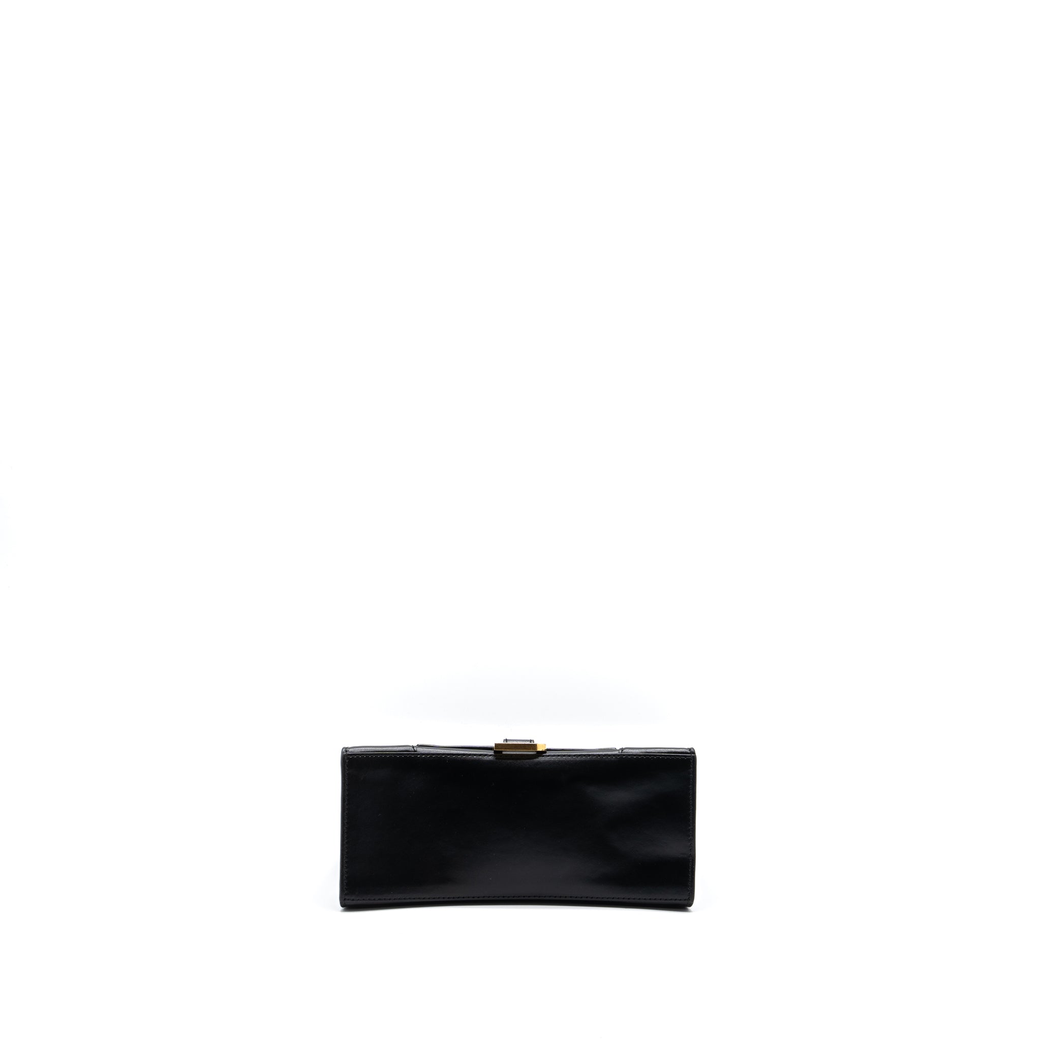 BALENCIAGA HOURGLASS S CALFSKIN BLACK GHW