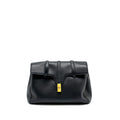 CELINE MEDIUM SOFT 16 BAG GRAINED CALFSKIN BLACK GHW