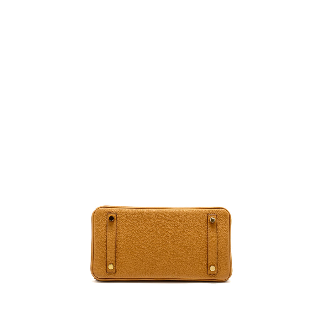 HERMES BIRKIN 25 TOUCH CROCODILE NILOTICUS/TOGO CARAMEL/TABAC CAMEL GHW