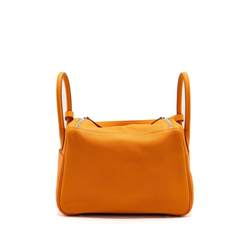 HERMES LINDY 30 CLEMENCE APRICOT SHW