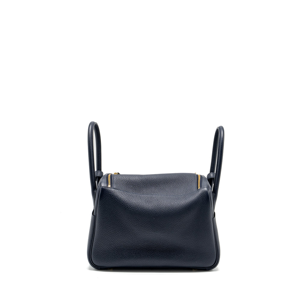 HERMES LINDY 26 CLEMENCE BLUE NUIT GHW