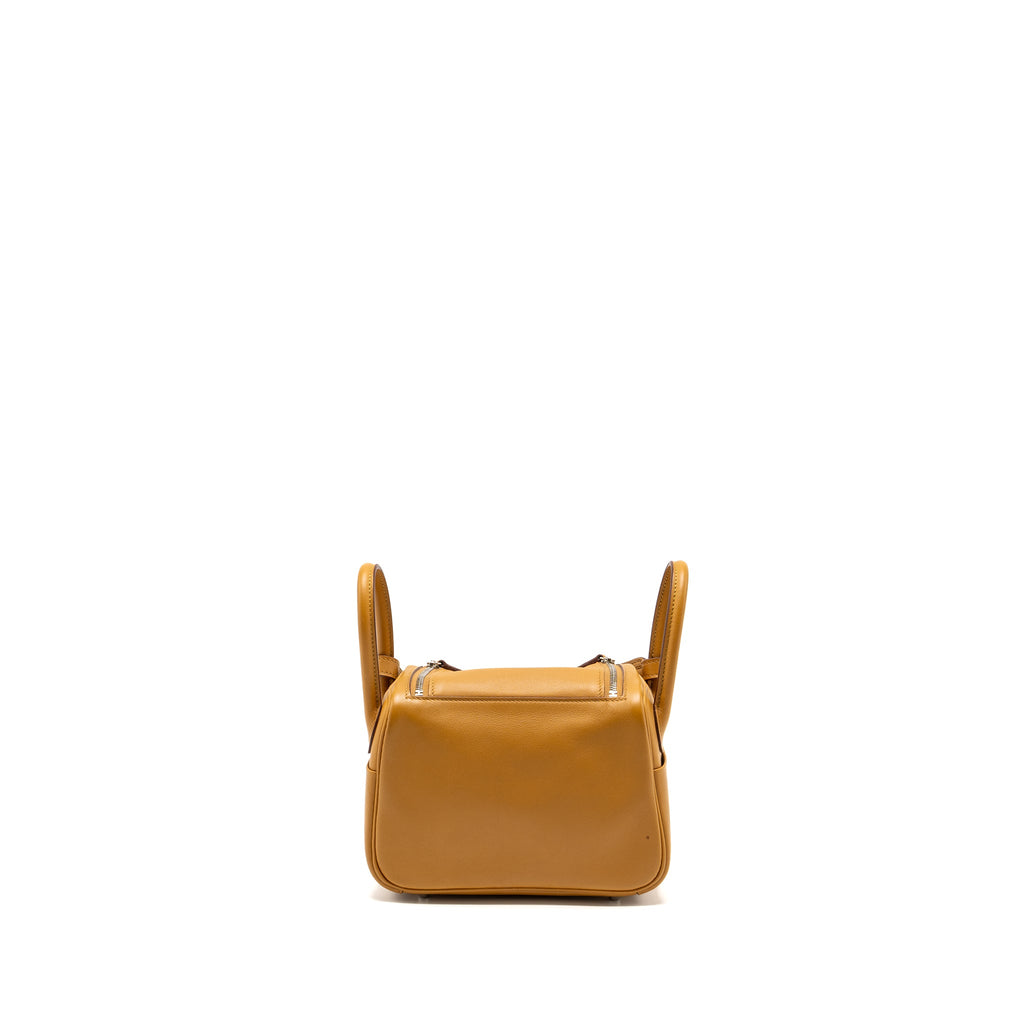 HERMES MINI LINDY SWIFT SESAME/ LIME SHW