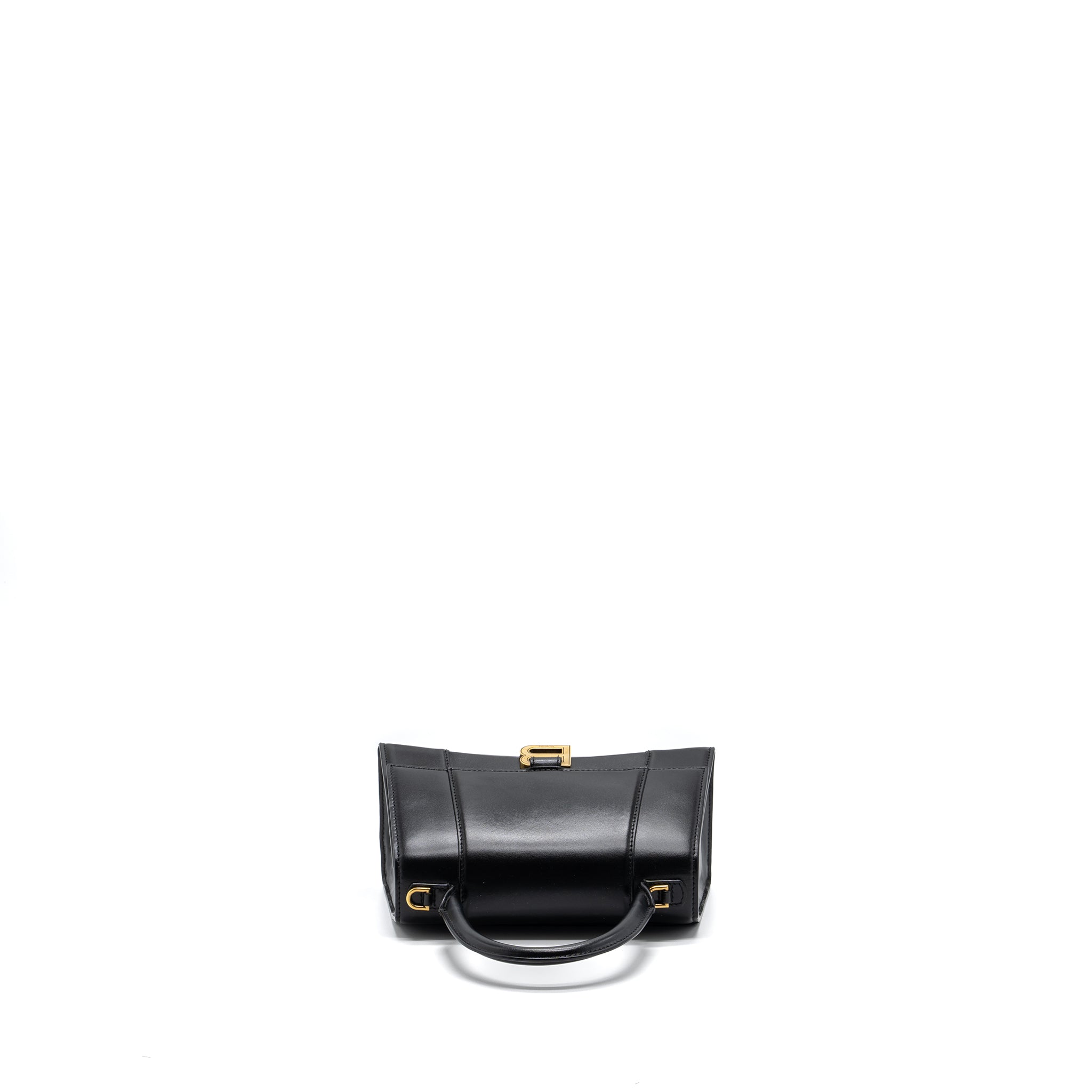 BALENCIAGA HOURGLASS S CALFSKIN BLACK GHW