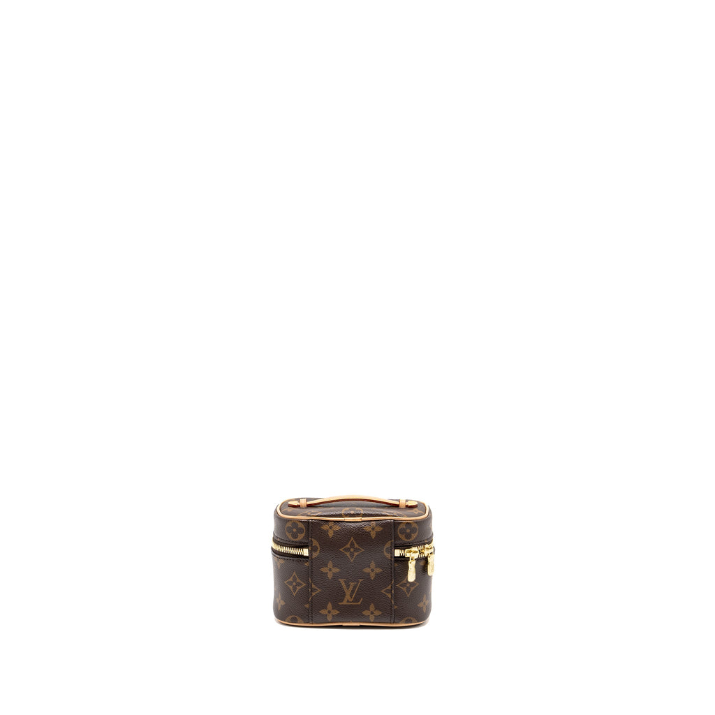 LOUIS VUITTON NICE NANO VANITY MONOGRAM CANVAS GHW