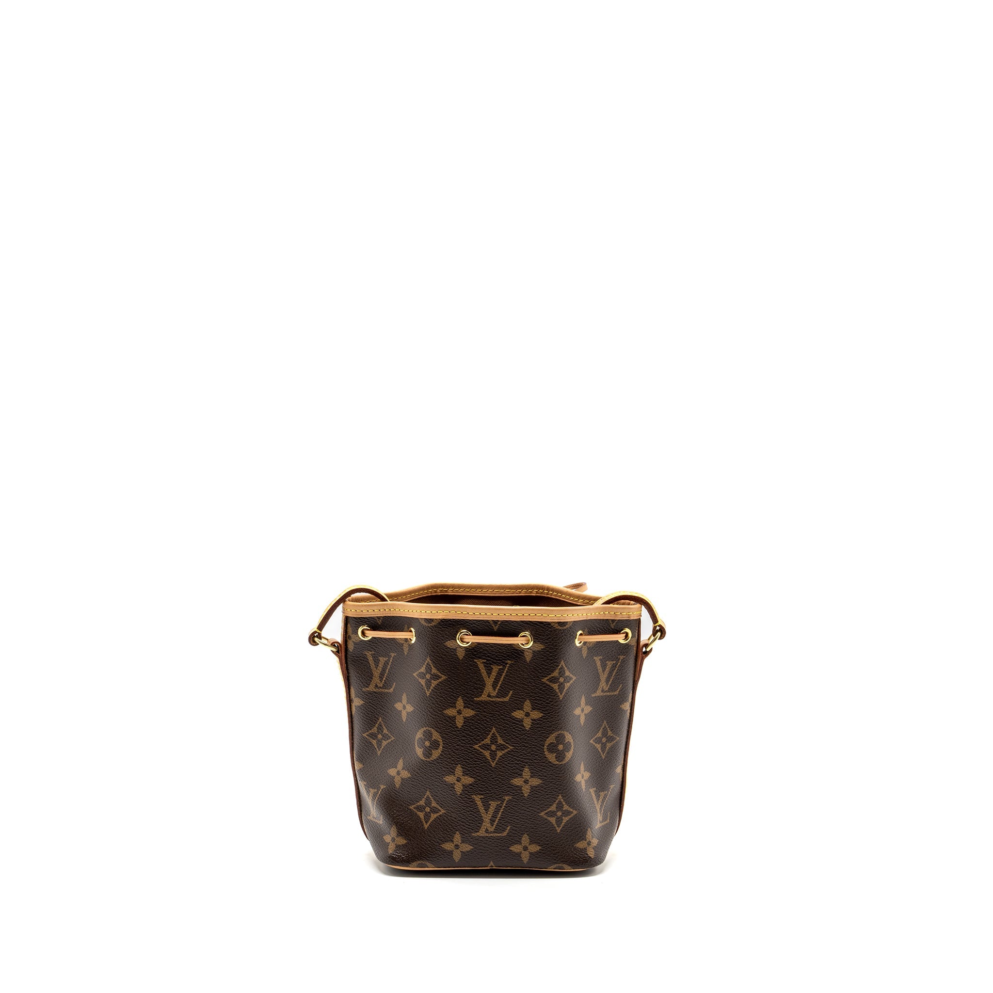 LOUIS VUITTON NANO NOE MONOGRAM CANVAS GHW
