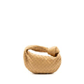 BOTTEGA VENETA MINI JODIE LEATHER BEIGE GHW