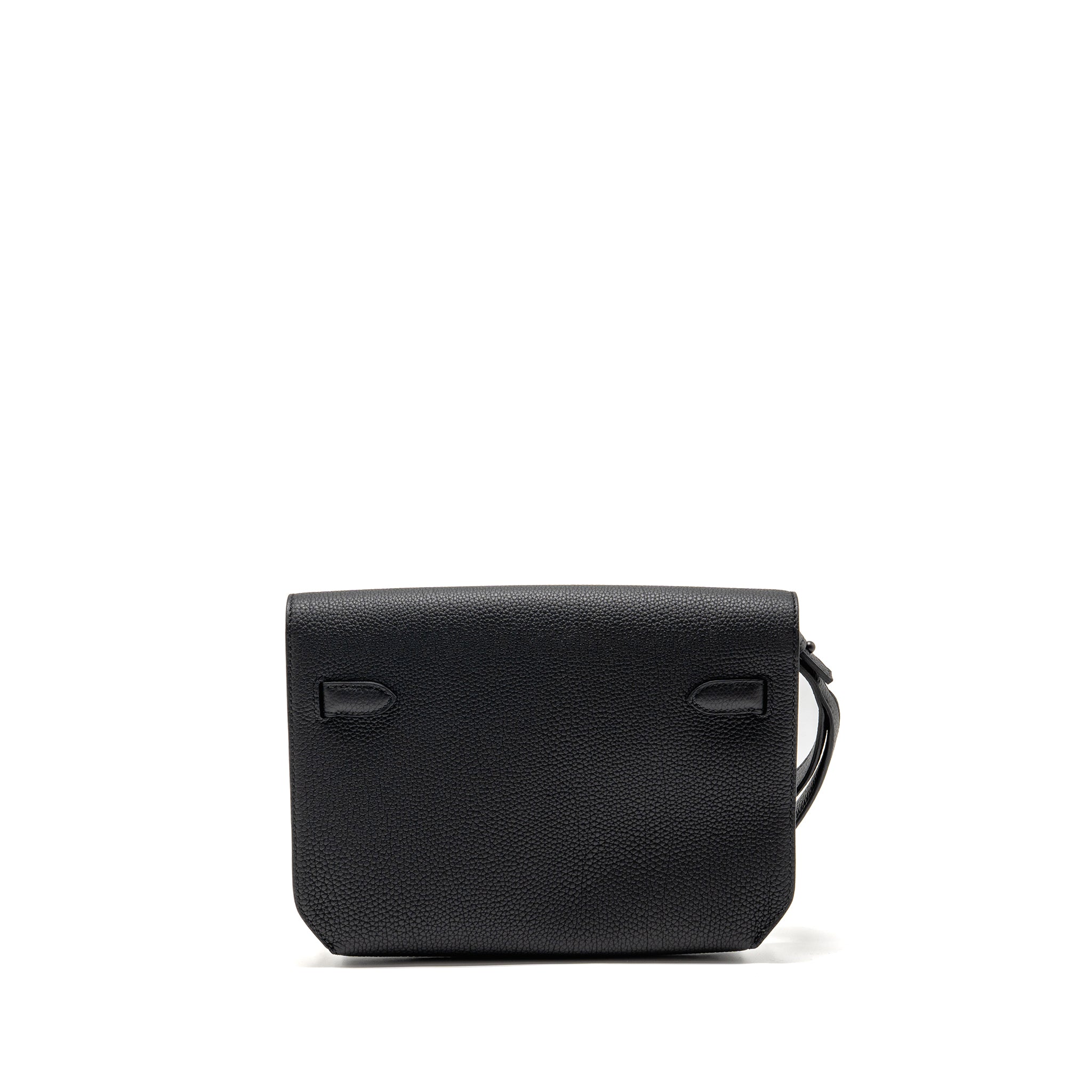 HERMES POCHETTE KELLY DEPECHES 25 TOGO SO BLACK