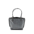 GOYARD MINI ANJOU TOTE BAG CANVAS / CALFSKIN GREY SHW