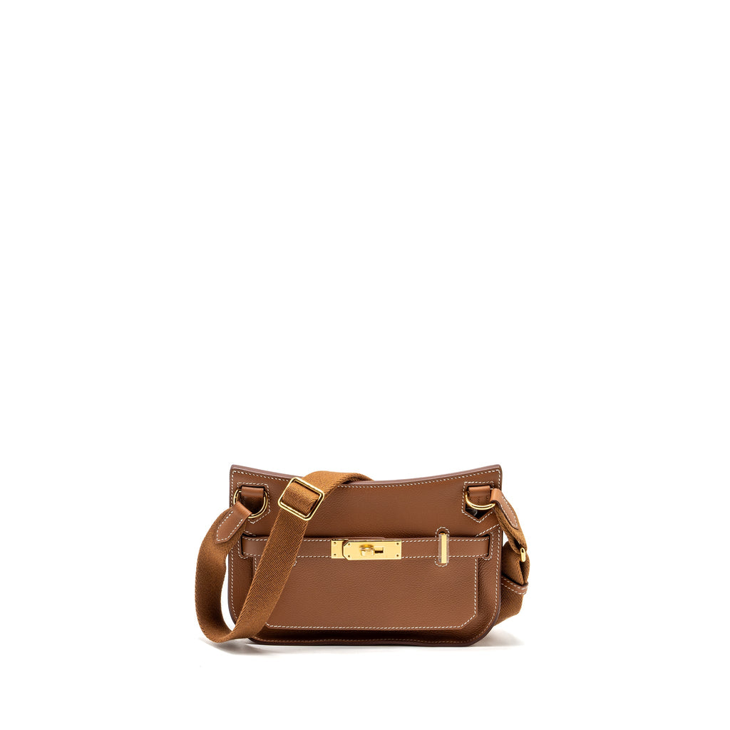 HERMES MINI JYPSIERE EVERCOLOR GOLD GHW