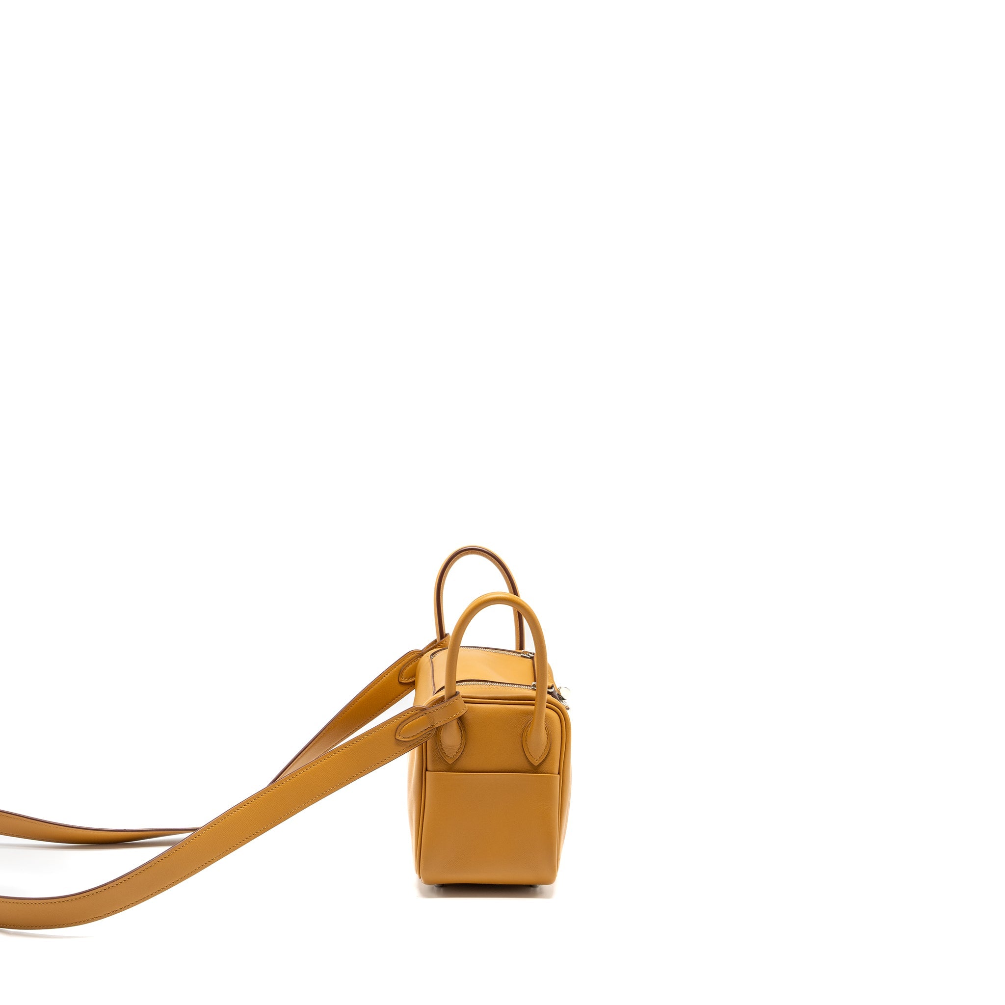 HERMES MINI LINDY SWIFT SESAME/ LIME SHW