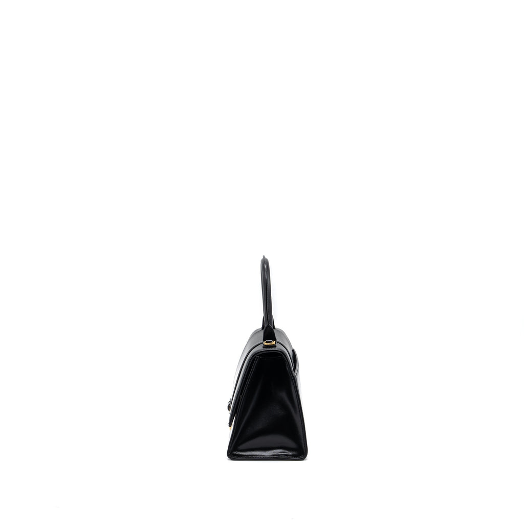 BALENCIAGA HOURGLASS S CALFSKIN BLACK GHW