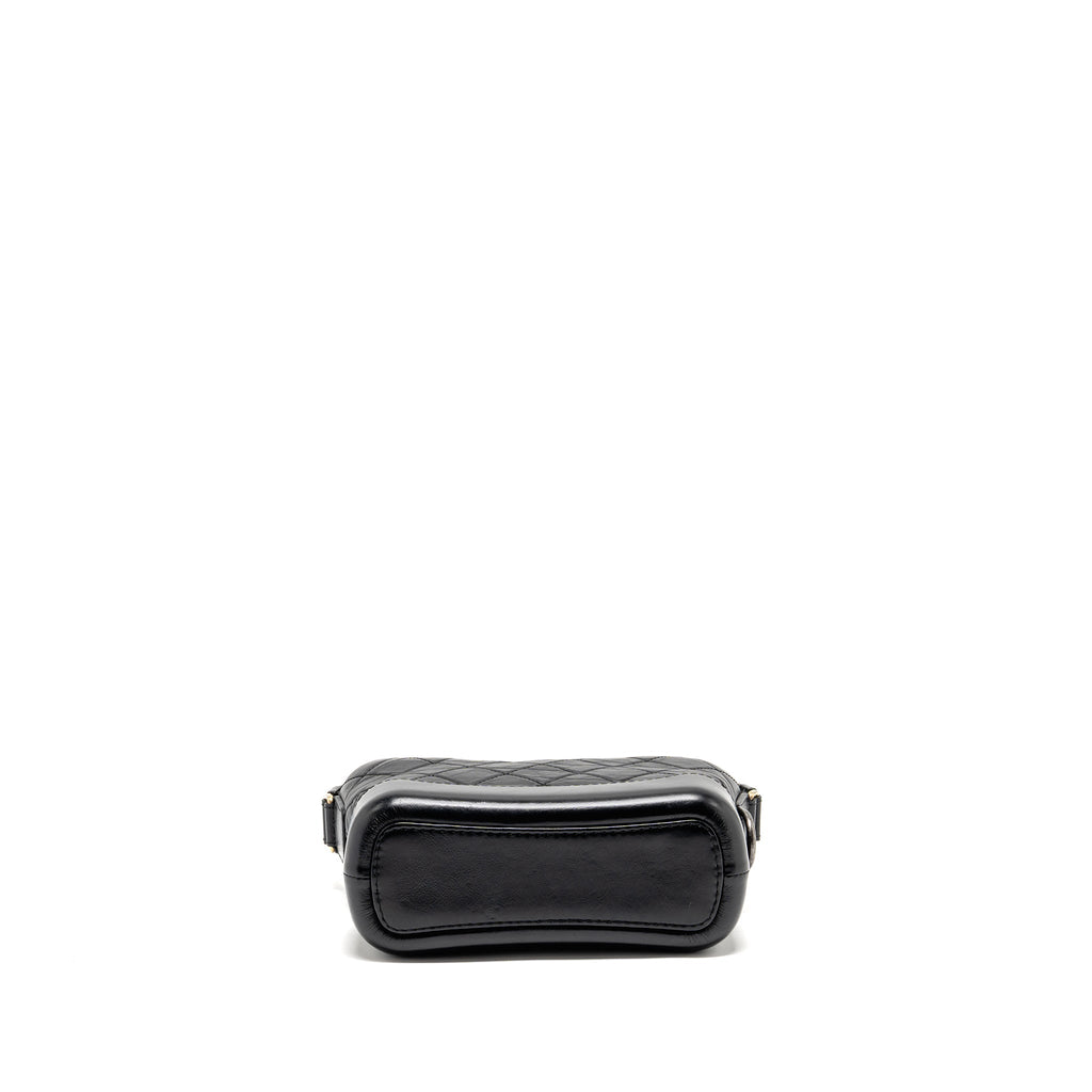 CHANEL SMALL GABRIELLE HOBO BAG CALFSKIN BLACK MULTICOLOUR HARDWARE