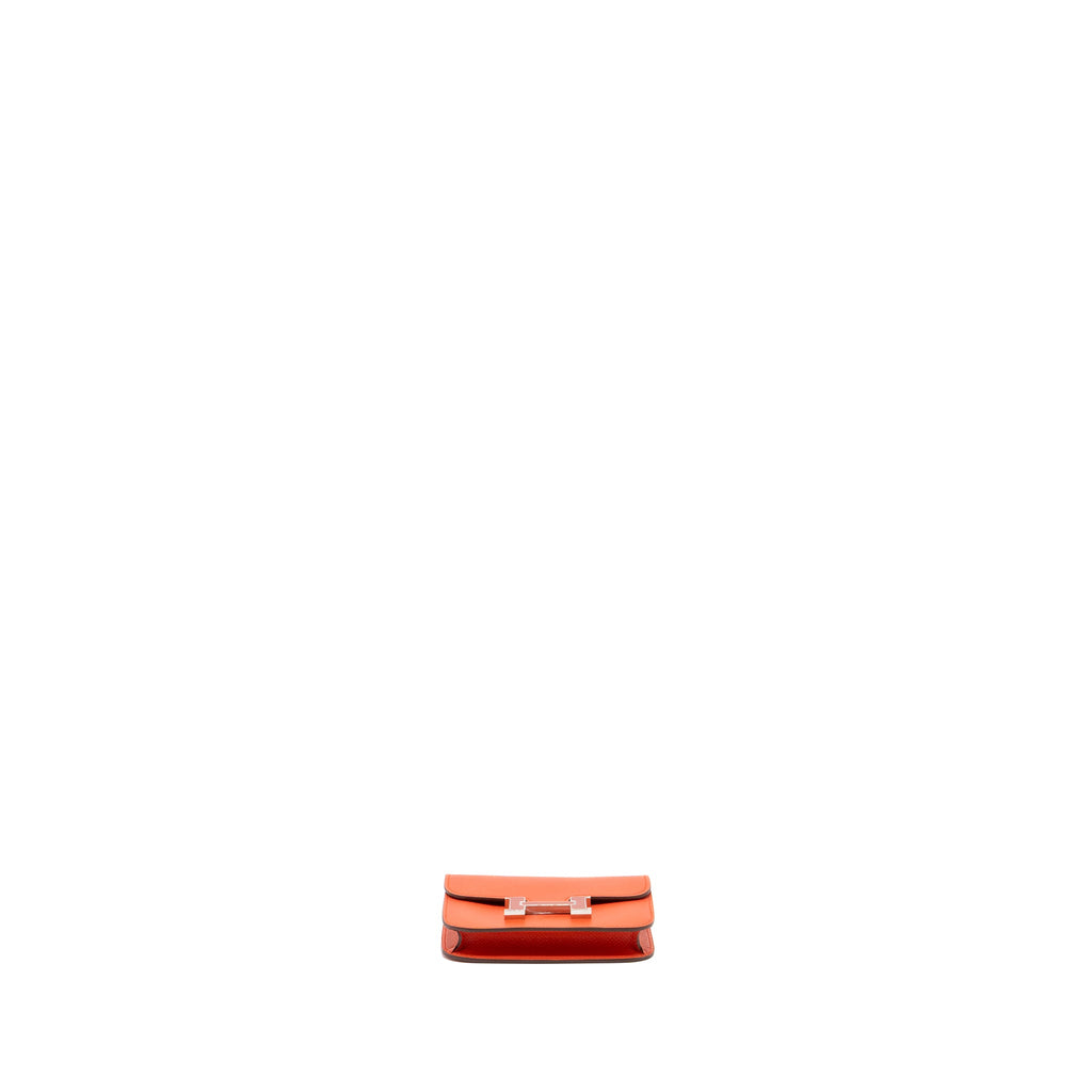 HERMES CONSTANCE SLIM EPSOM/LAQUE CAPUCINE/SANGUINE SHW