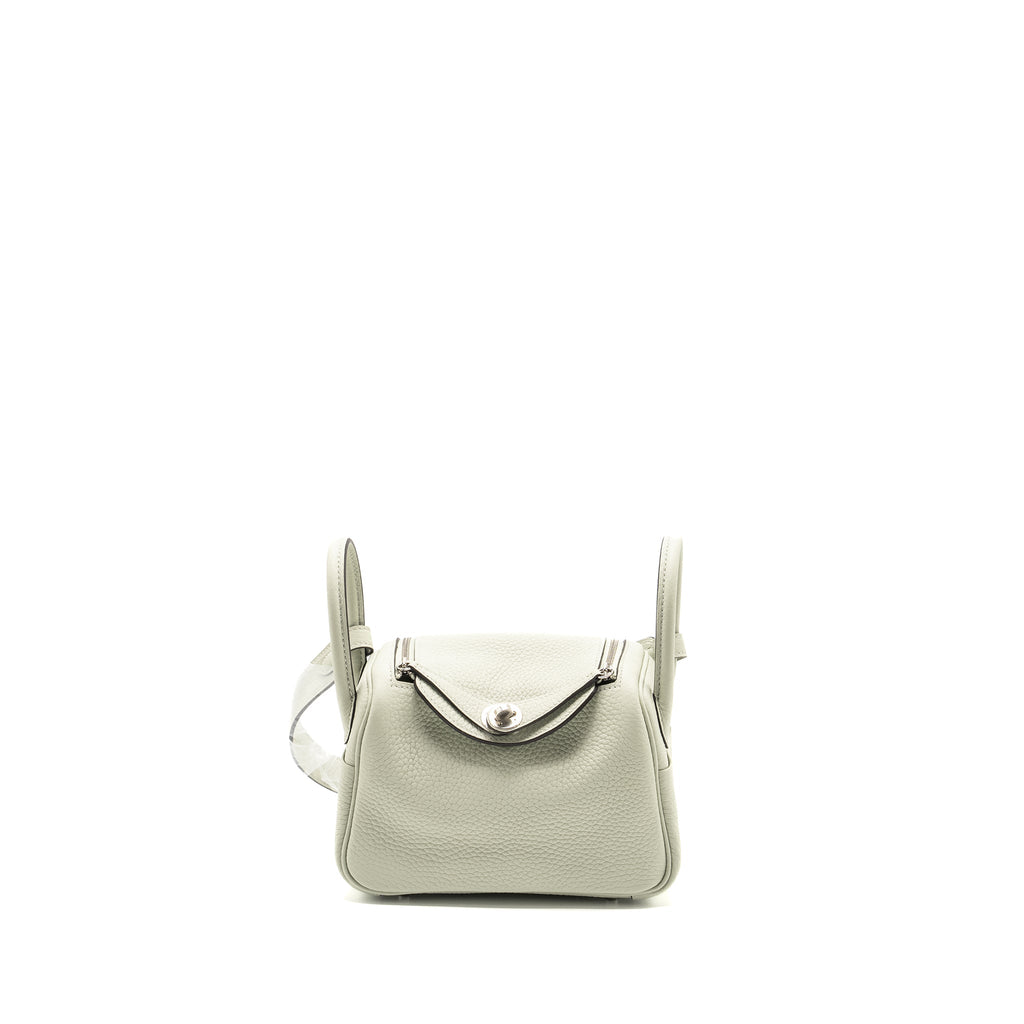 HERMES MINI PLUME CHÈVRE MYSORE 3Q ROSE SAKURA SHW