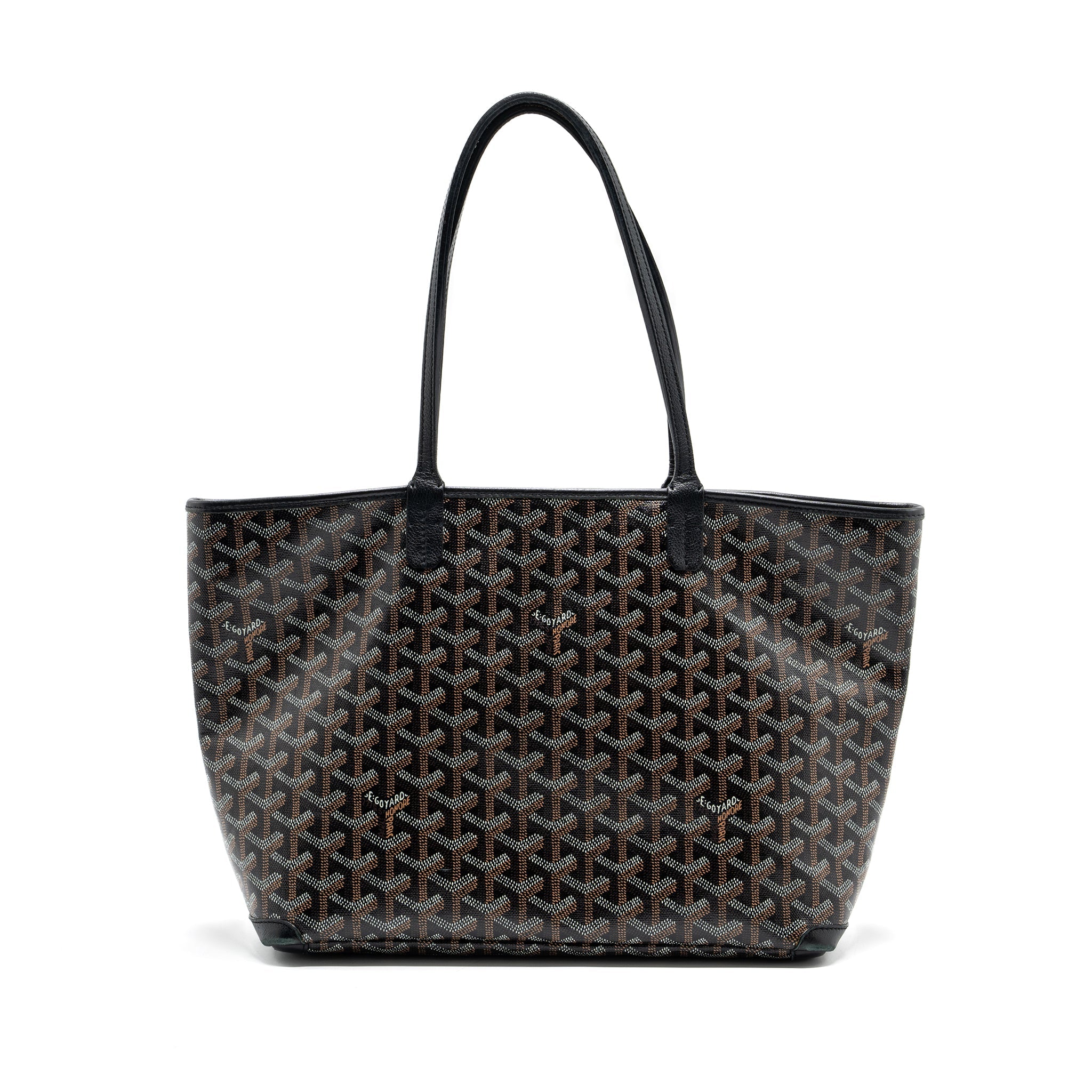 GOYARD ARTOIS PM TOTE BAG CANVAS/ LEATHER BLACK SHW