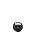 CHANEL 23C ROUND CLUTCH LAMBSKIN BLACK GHW (MICROCHIP)