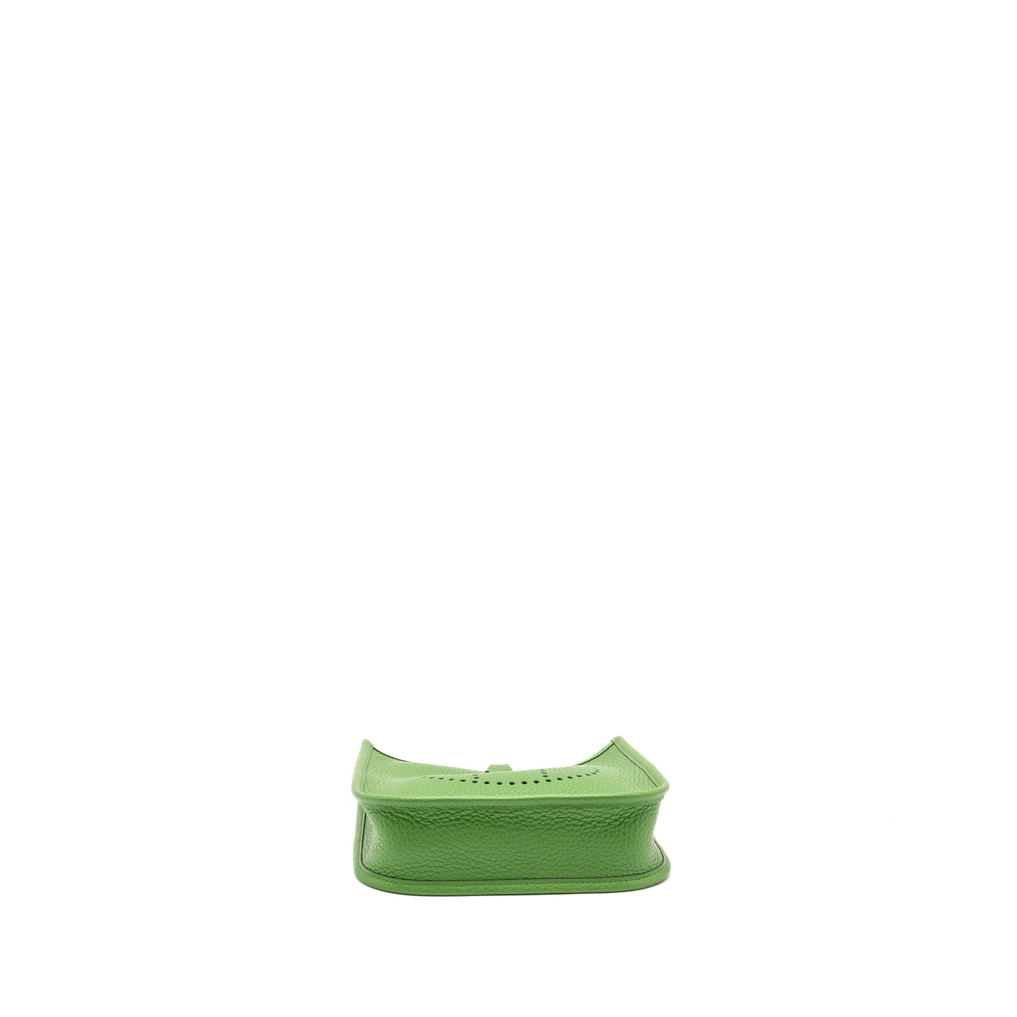 HERME MINI EVELYNE CLEMENCE VERT YUCCA SHW