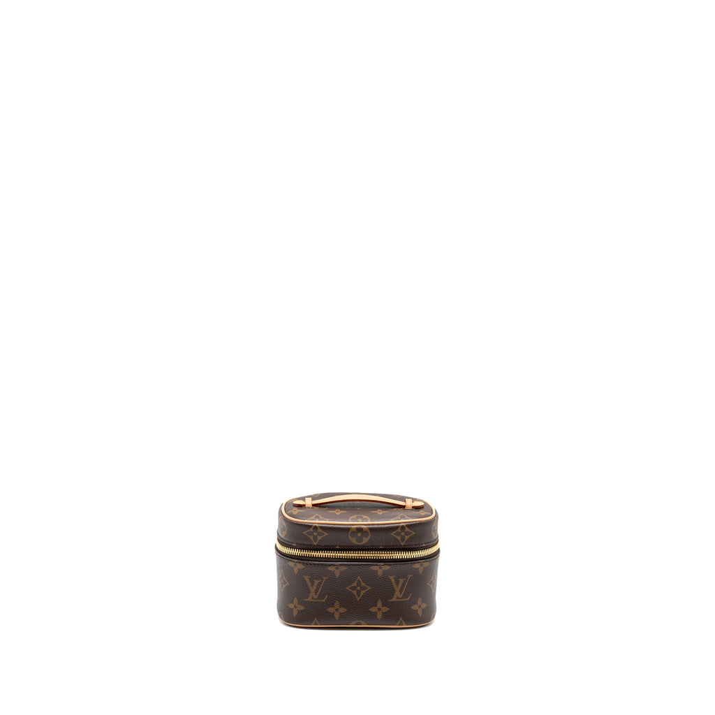 LOUIS VUITTON NICE NANO VANITY MONOGRAM CANVAS GHW
