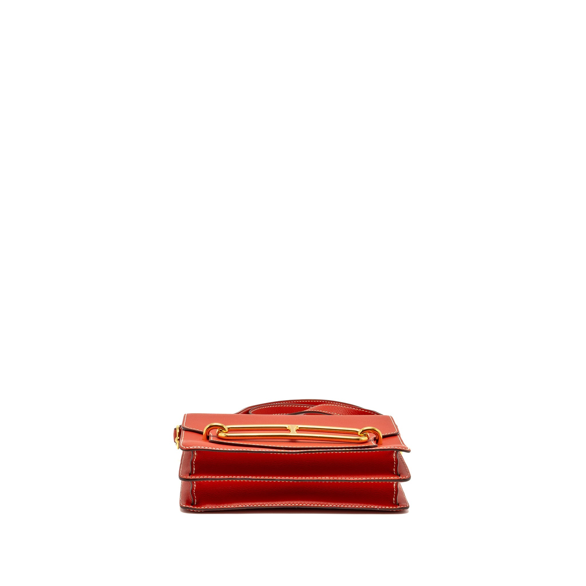 HERMES ROULIS 23 EVERCOLOR ROUGE TOMATE GHW