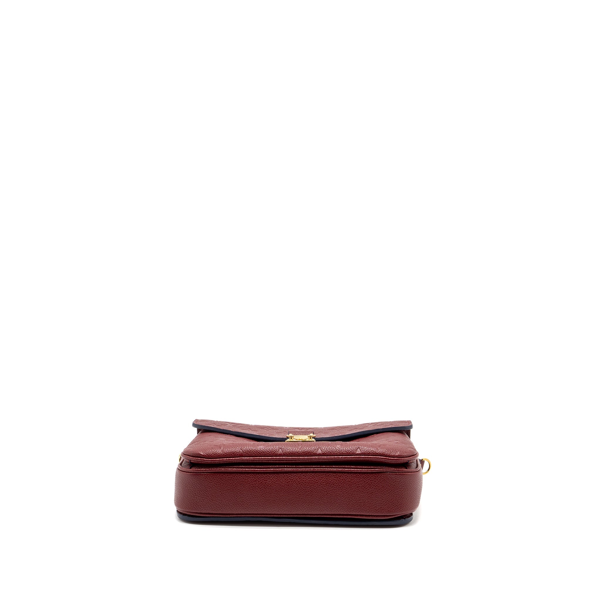 LOUIS VUITTON POCHETTE MÉTIS MONOGRAM EMPREINTE RED GHW