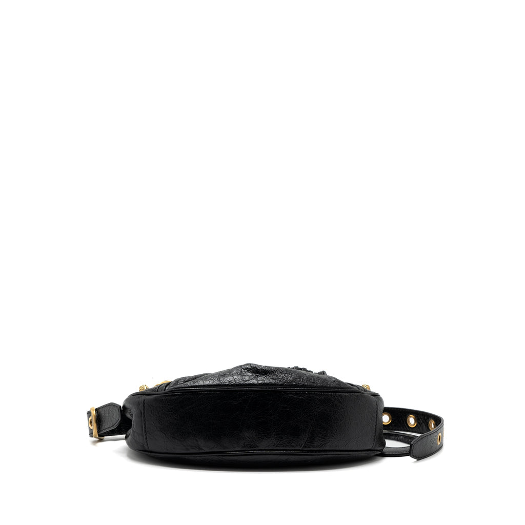 BALENCIAGA LE CAGOLE XS LAMBSKIN BLACK GHW