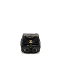 CHANEL TRIPLE PACK BACKPACK CAVIAR BLACK LGHW (MICROCHIP)
