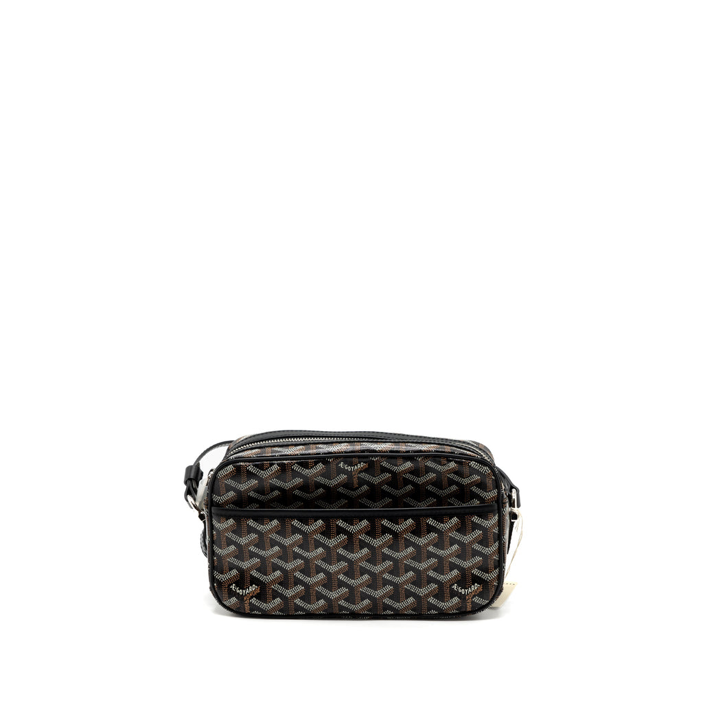 GOYARD CAP-VERT PM BAG CANVAS/ LEATHER BLACK SHW