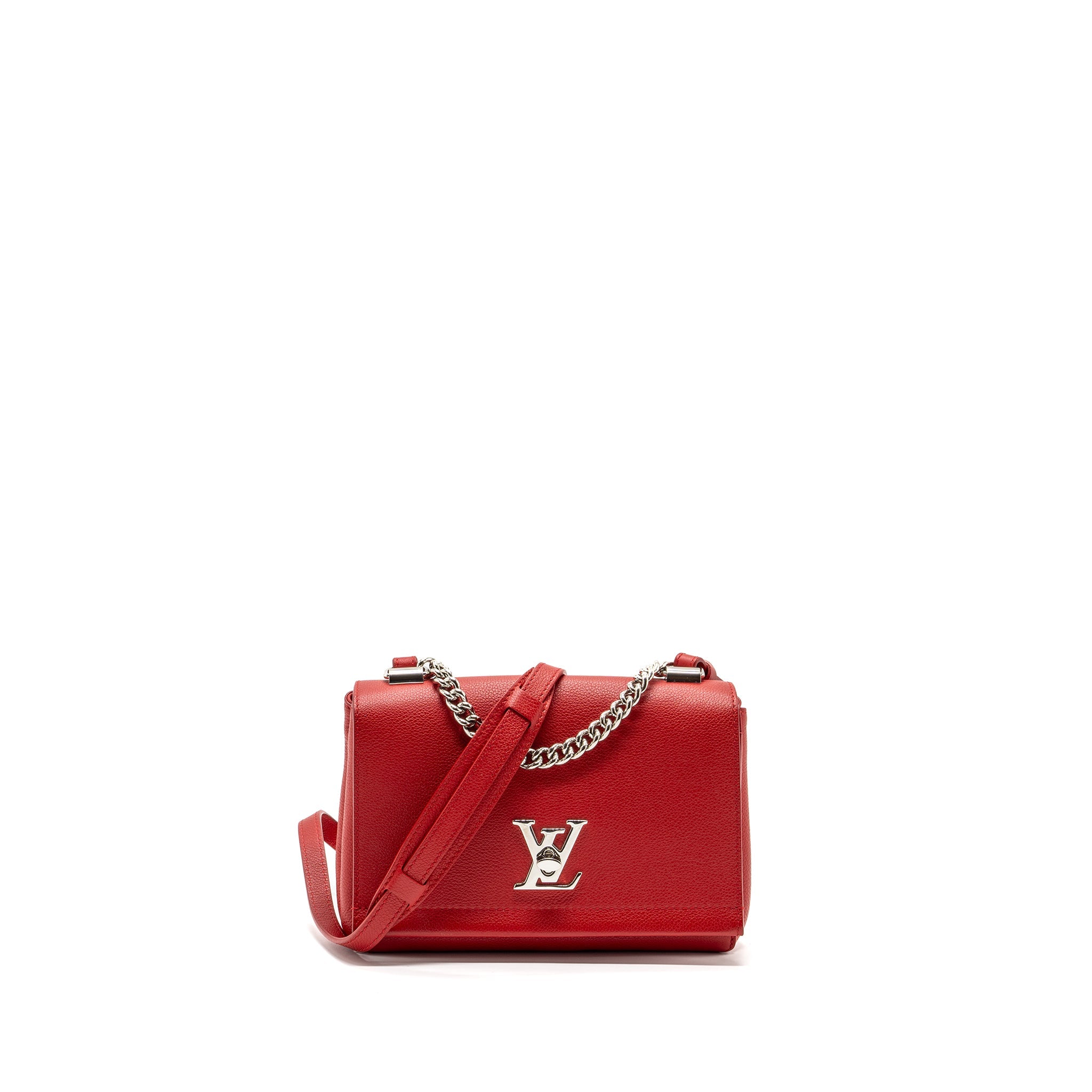 LOUIS VUITTON LOCKME II BB CALFSKIN RED SHW