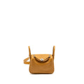 HERMES MINI LINDY SWIFT SESAME/ LIME SHW