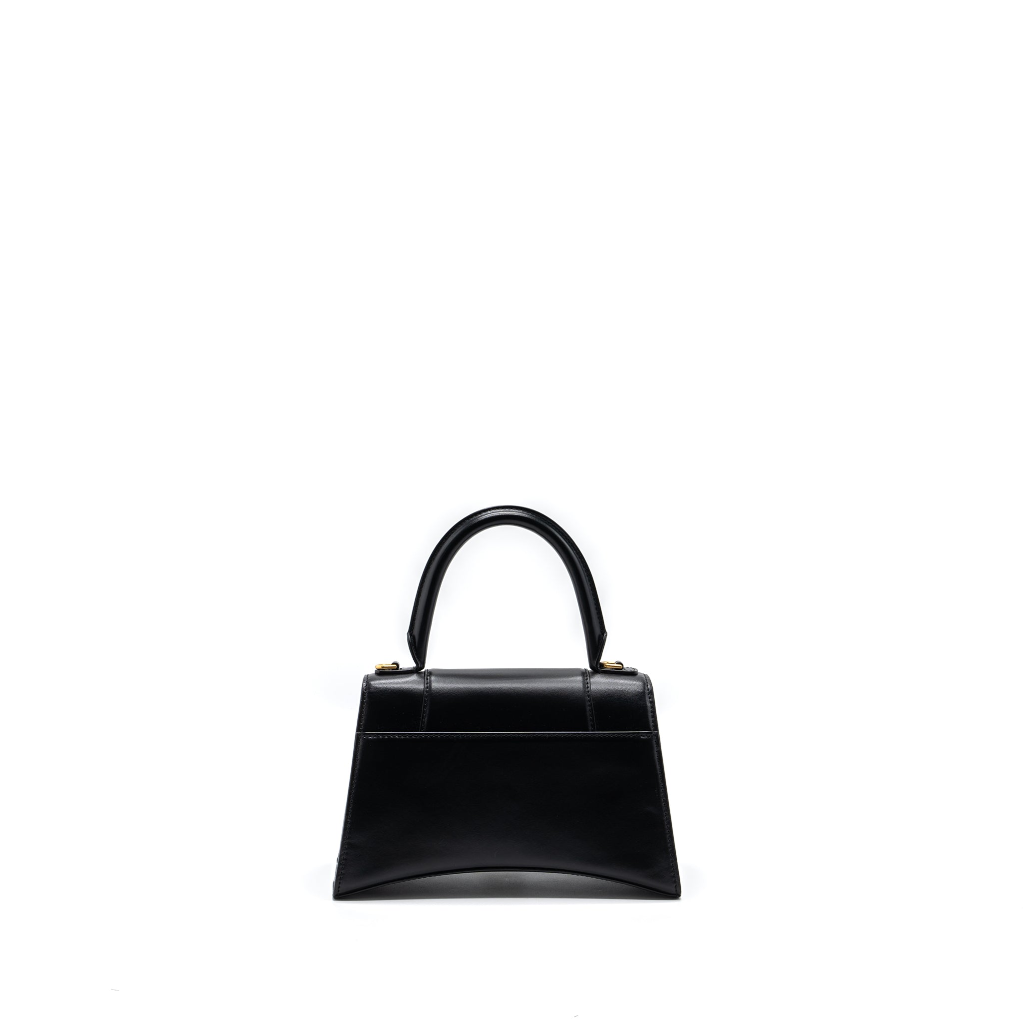 BALENCIAGA HOURGLASS S CALFSKIN BLACK GHW