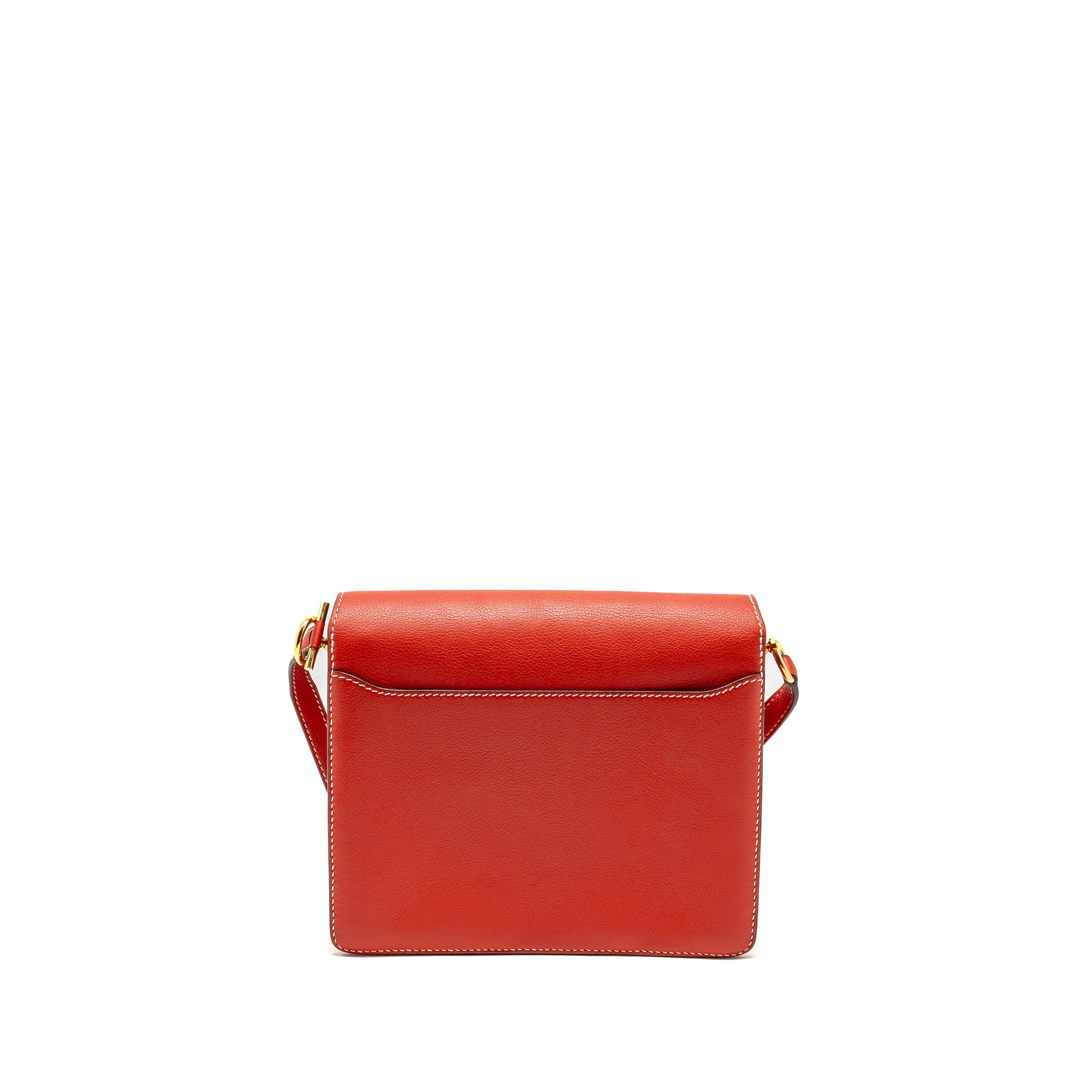 HERMES ROULIS 23 EVERCOLOR ROUGE TOMATE GHW