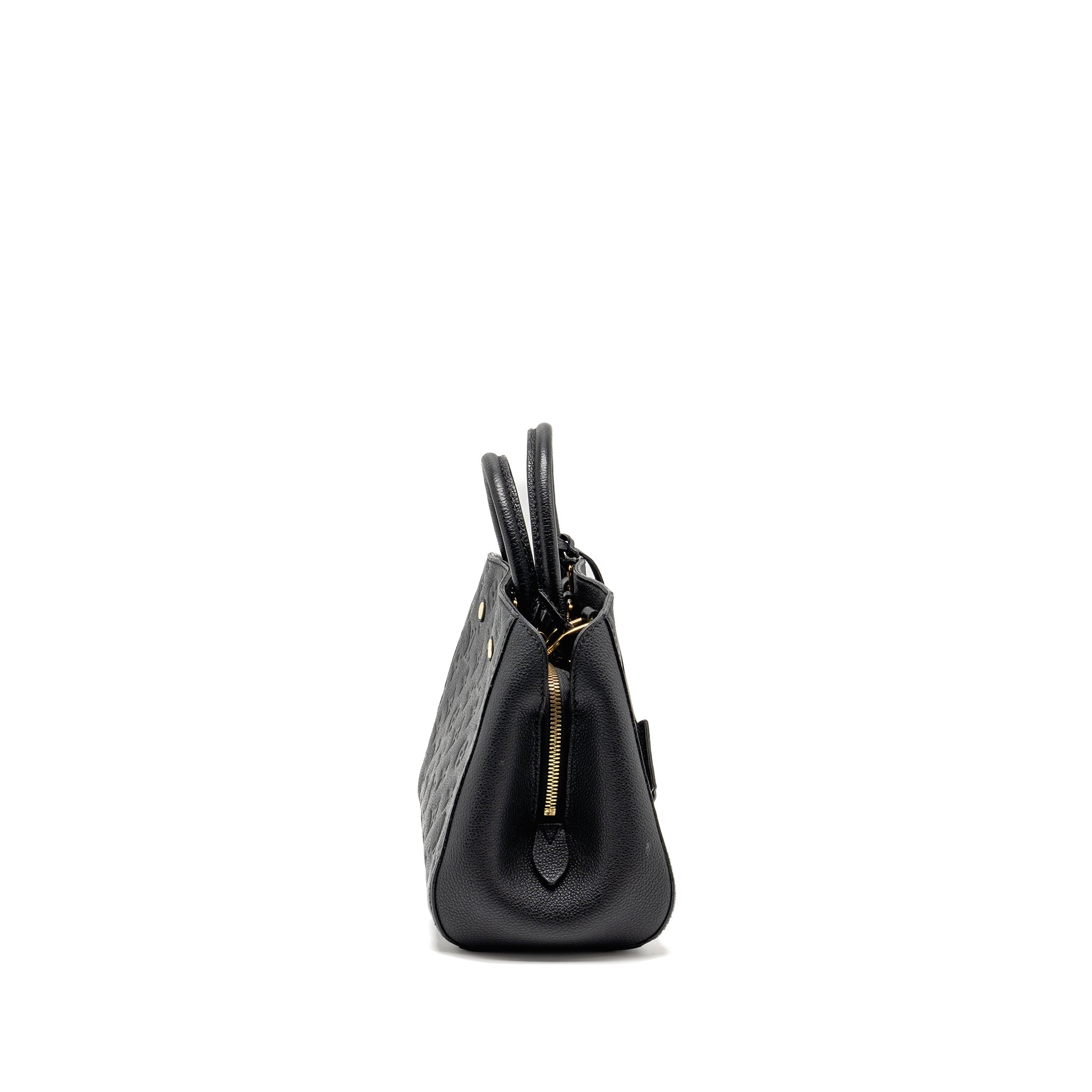 LOUIS VUITTON MONTAIGNE BB MONOGRAM EMPREINTE BLACK GHW