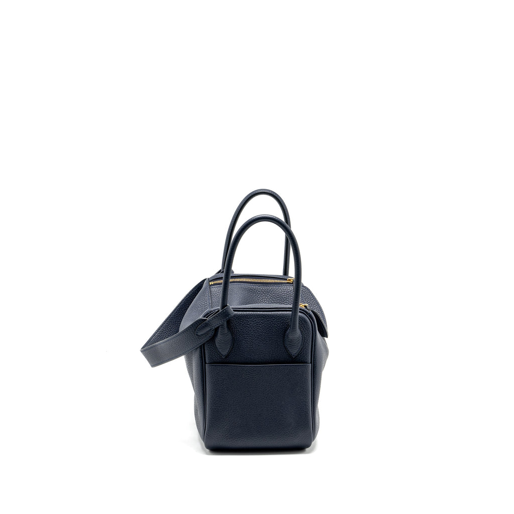 HERMES LINDY 26 CLEMENCE BLUE NUIT GHW