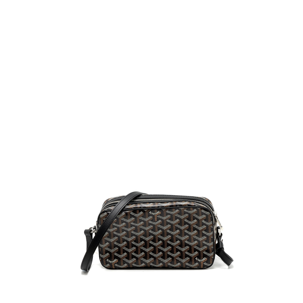 GOYARD CAP-VERT PM BAG CANVAS/ LEATHER BLACK SHW