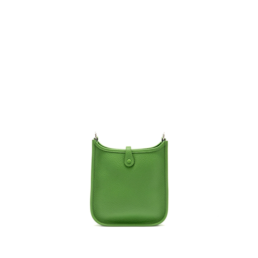 HERME MINI EVELYNE CLEMENCE VERT YUCCA SHW