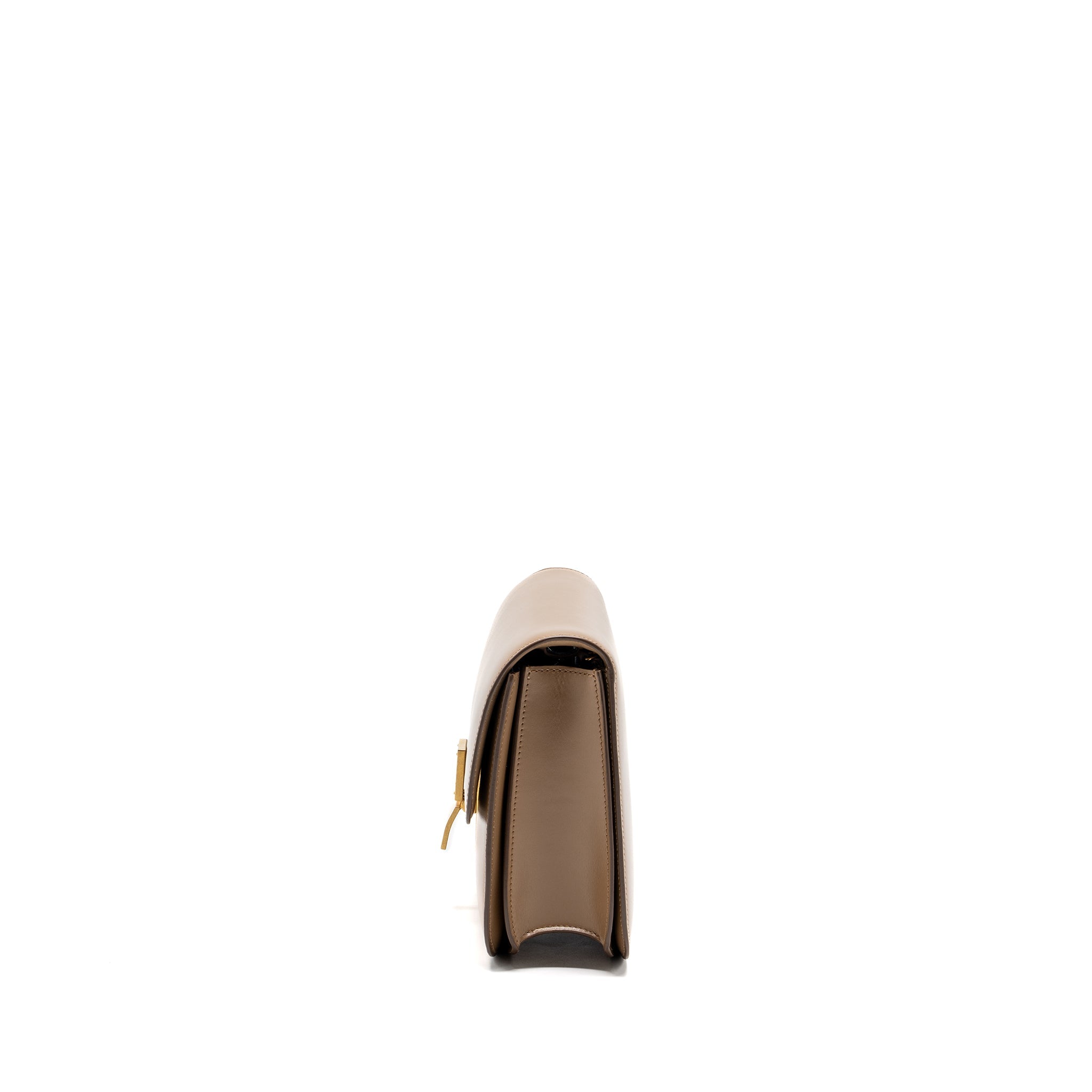 CELINE MEDIUM CLASSIC BOX BAG CALFSKIN BEIGE GHW
