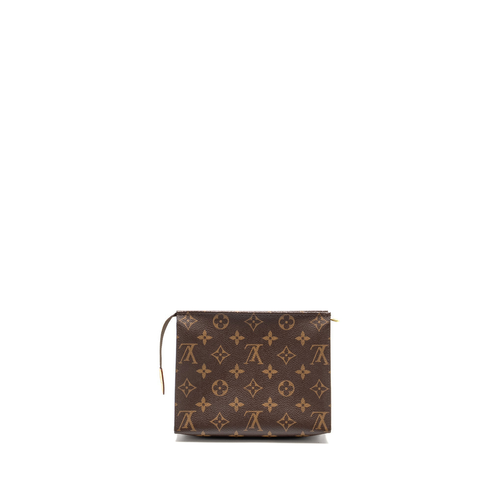 LOUIS VUITTON POCHE TOILETTE 19 MONOGRAM CANVAS GHW