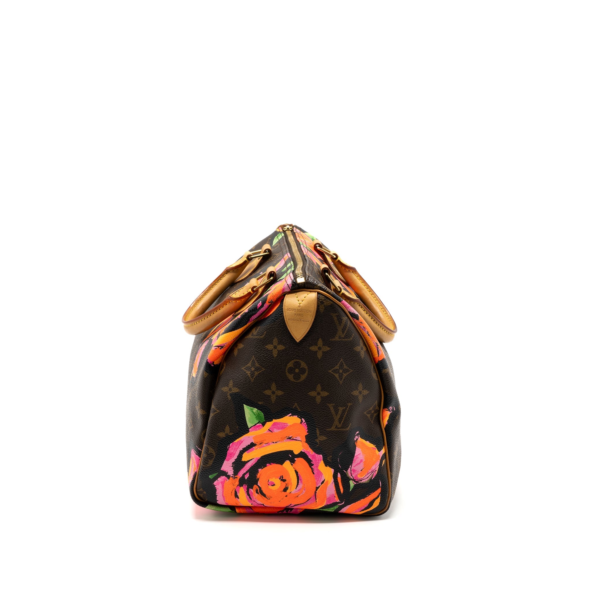 LOUIS VUITTON SPEEDY 30 LIMITED FLOWER PRINT MONOGRAM CANVAS GHW