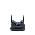 HERMES LINDY 26 CLEMENCE BLUE NUIT GHW
