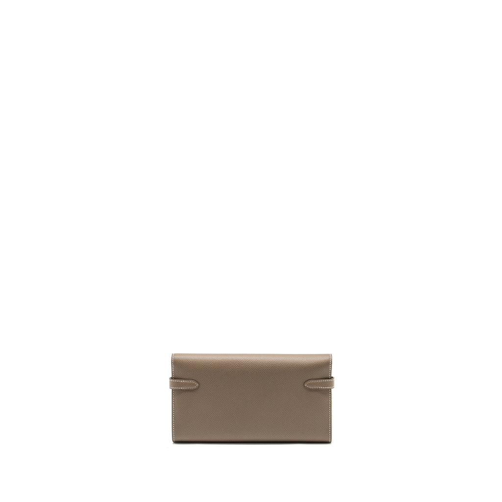 HERMES KELLY LONG WALLET EPSOM ETOUPE GHW