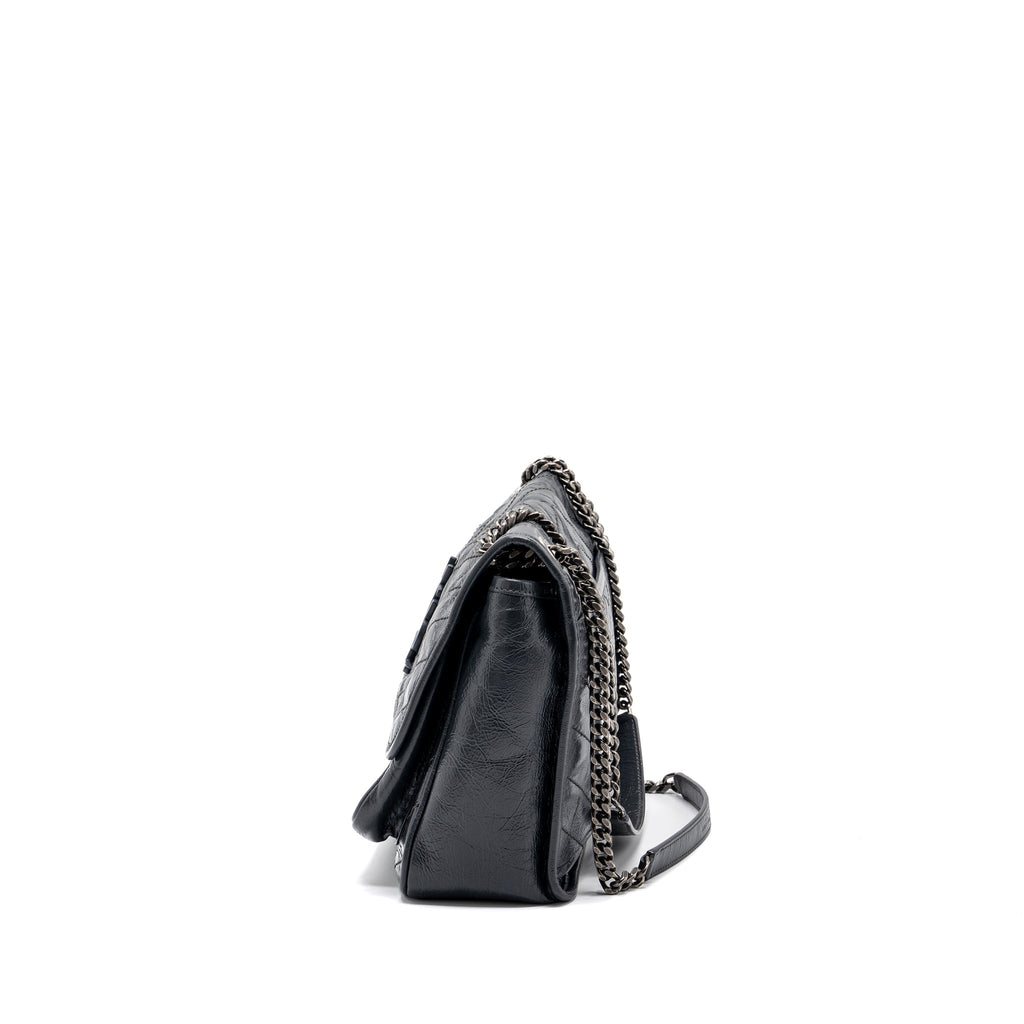SAINT LAURENT MEDIUM NIKI CALFSKIN DARK GREY SHW