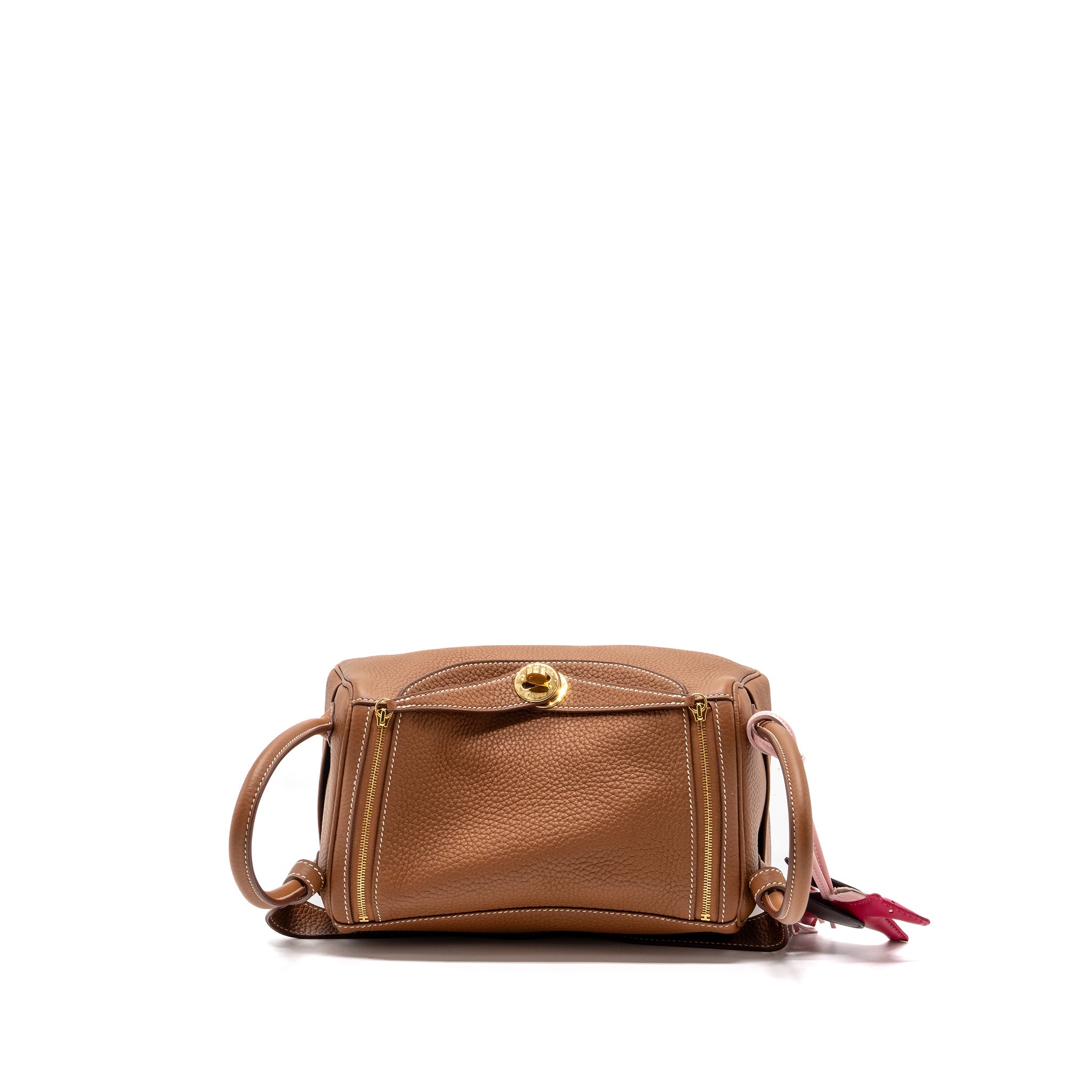 HERMES LINDY 26 CLEMENCE GOLD WITH GHW