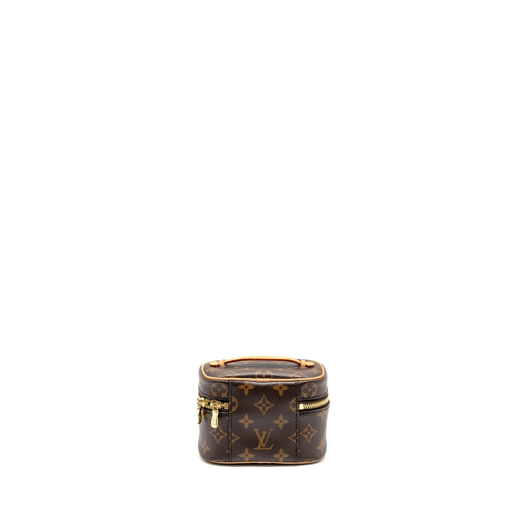 LOUIS VUITTON NICE NANO MONOGRAM CANVAS GHW
